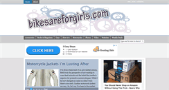 Desktop Screenshot of bikesareforgirls.com